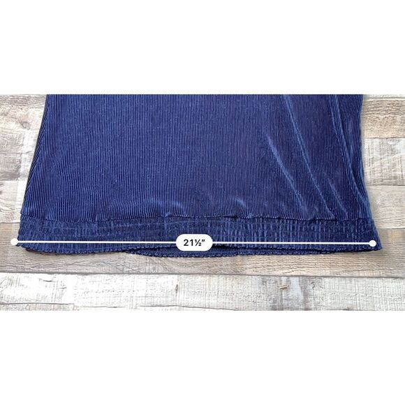 Cathy Daniels Blue Embellished Beads Studs All Season Blouse sz 1X - Picture 5 of 8